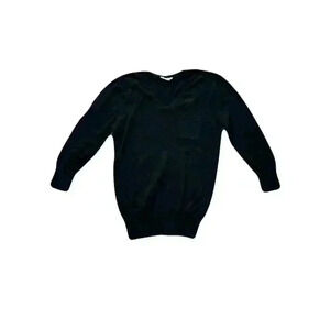 Women's Teaspoon Black Cardigan Button Back Size Medium Trendy Brandy Melville